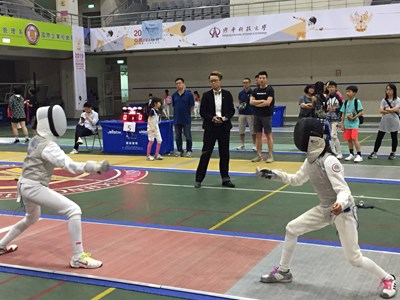 亞洲擊劍俱樂部聯賽　500參賽者台中切磋